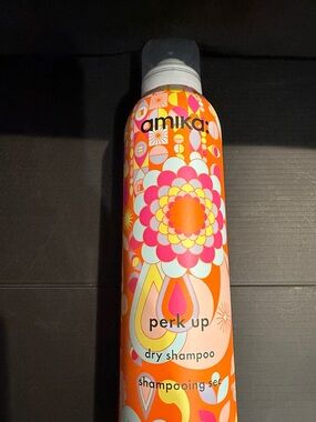 amika Perk Up Dry Shampoo - Orange, Pink & Yellow Can